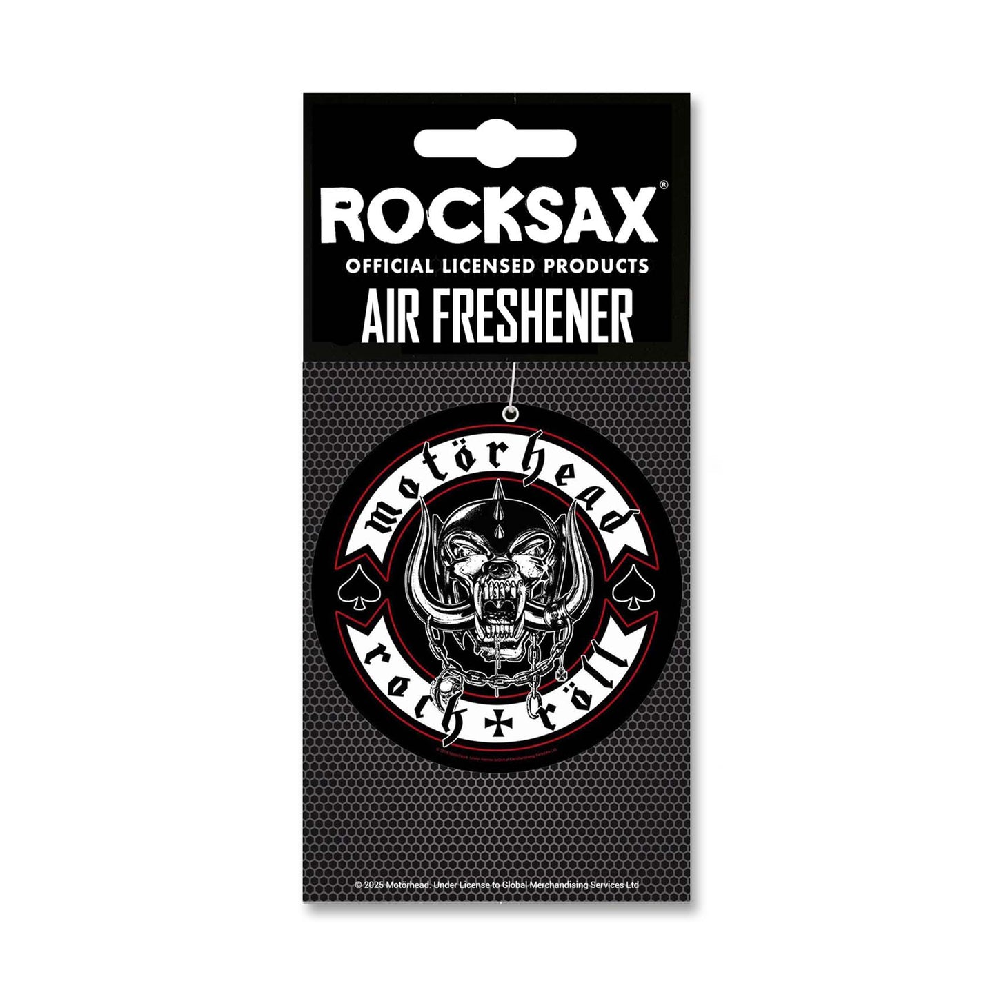Rocksax Motorhead Air Freshener - Rock + Roll