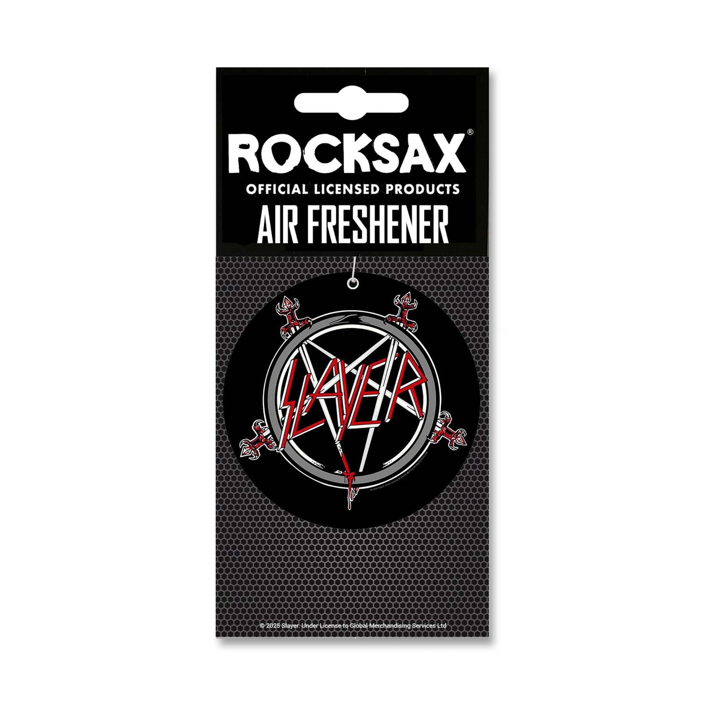 Rocksax Slayer Air Freshener - Pentagram