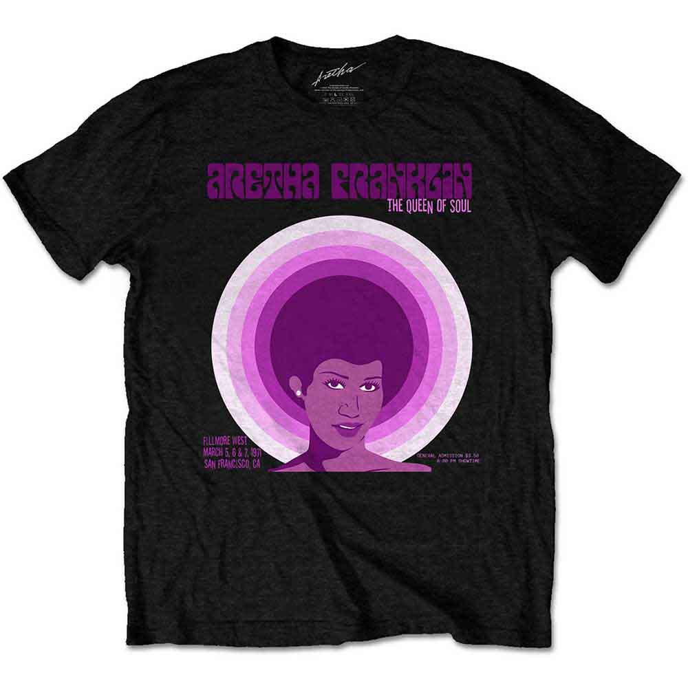 Aretha Franklin T Shirt - Fillmore West '71
