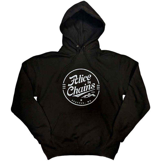 Alice In Chains Pullover Hoodie - Circle Emblem | Buy Now For 39.99