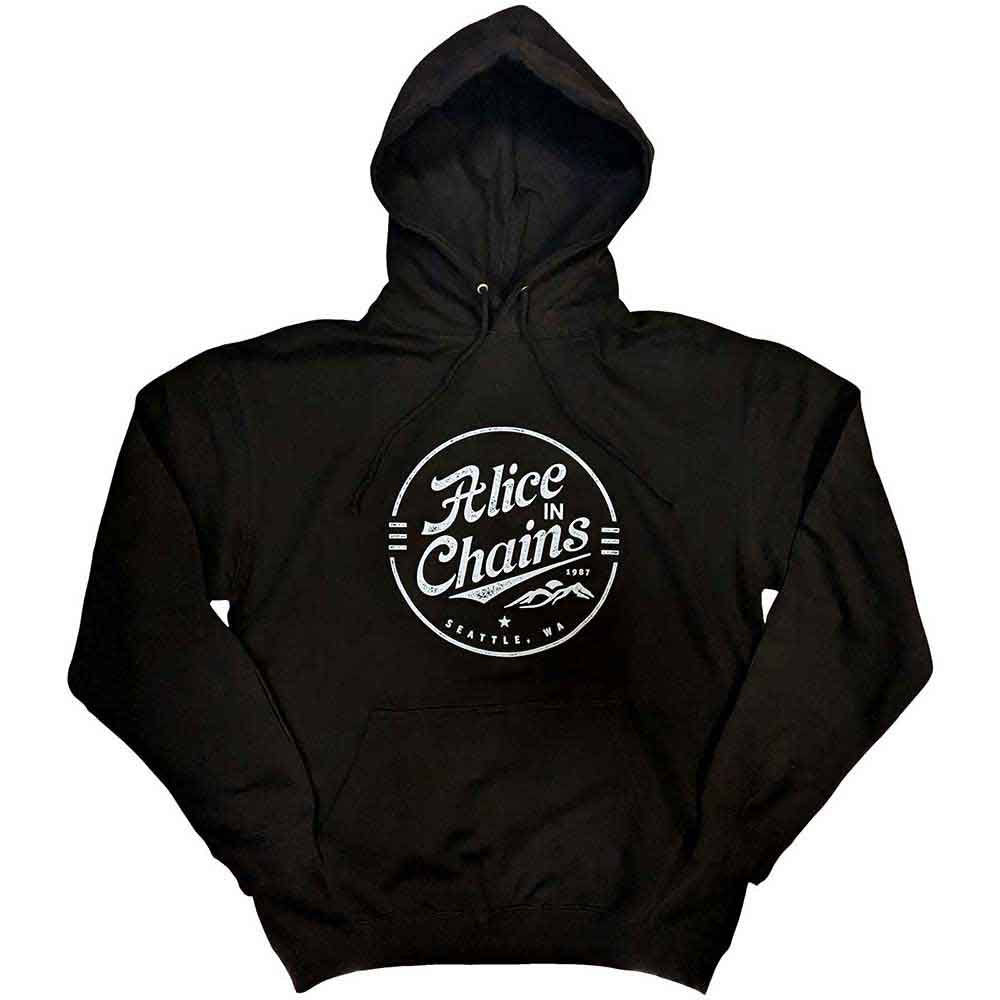 Alice In Chains Pullover Hoodie - Circle Emblem | Buy Now For 39.99