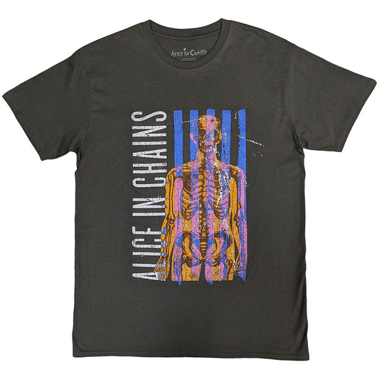 Alice In Chains T Shirt - Skeletal Stone Wash