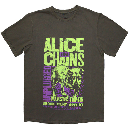 Alice In Chains Wash T Shirt - Unplugged Dog