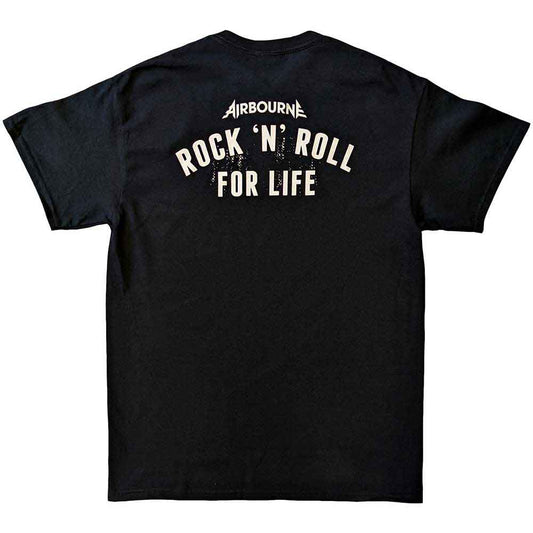 Airbourne T Shirt - R'n'R Boneshaker