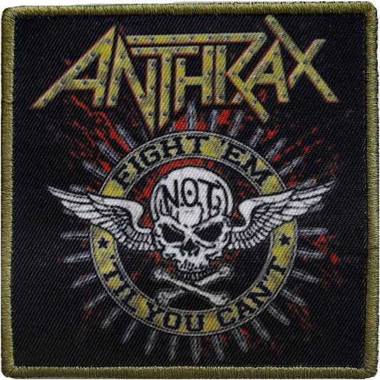 Anthrax Patches - Iron On - Fight 'Em