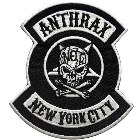 Anthrax Patches - Iron On - NYC