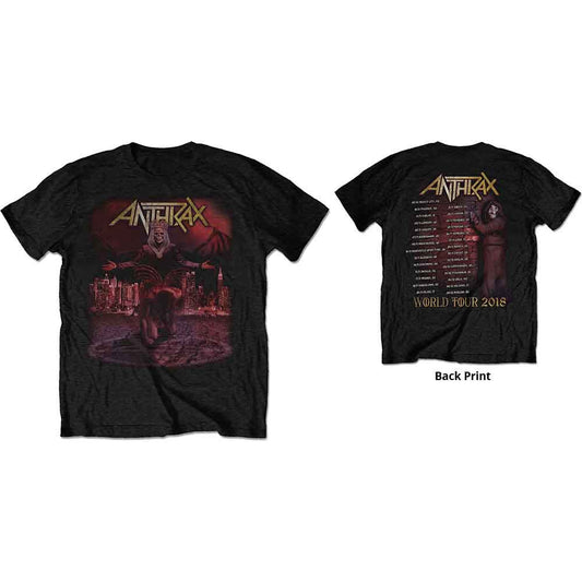 Anthrax T Shirt - Bloody Eagle World Tour 2018