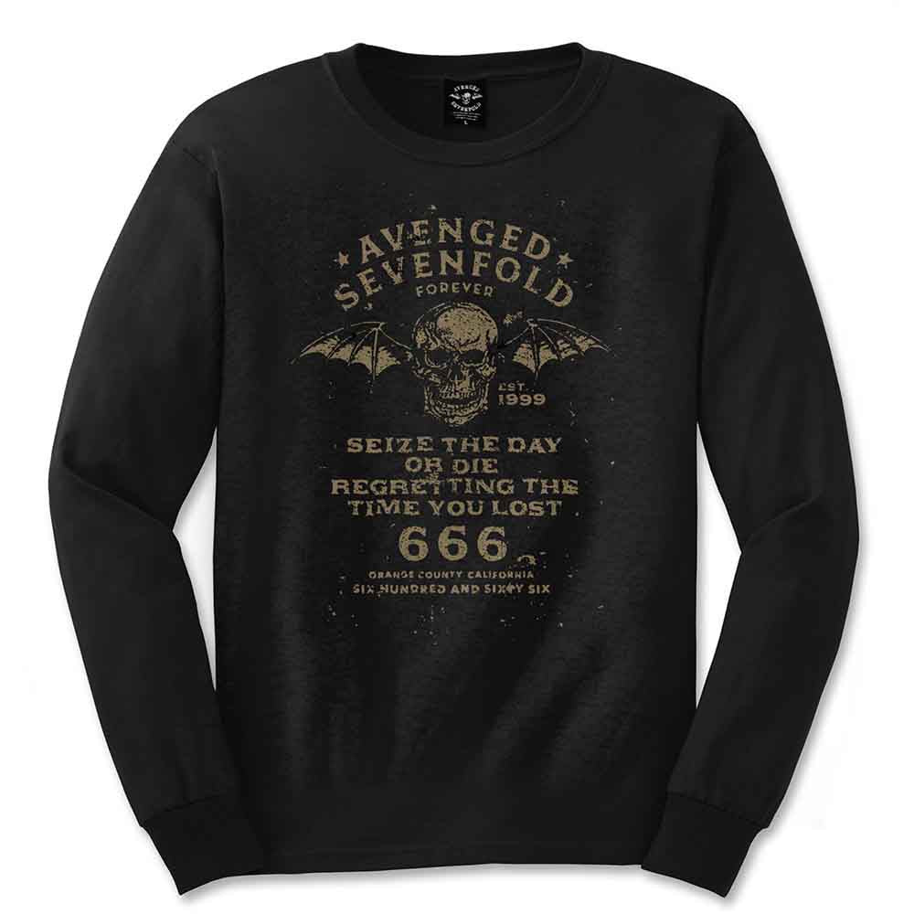Avenged SevenFold Long Sleeve T Shirt - Seize The Day