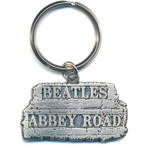 The Beatles Standard Keychains - Abbey Road Sign (Relief)