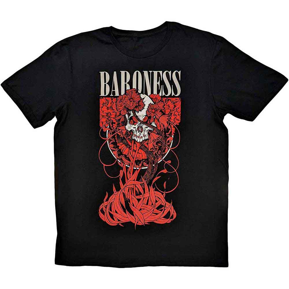 Baroness T Shirt - Fleur Skull
