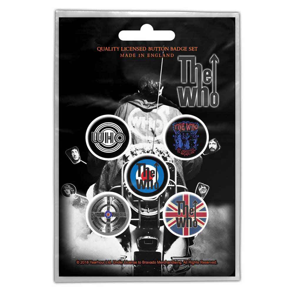 The Who Button Badge Pack - Quadrophenia