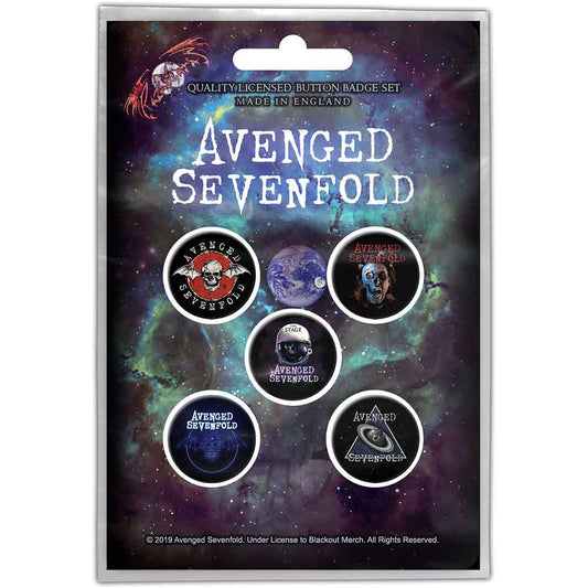 Avenged Sevenfold Plastic - Pin Badge - The Stage