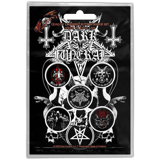 Dark Funeral Plastic Pin Badge - The Black Hordes
