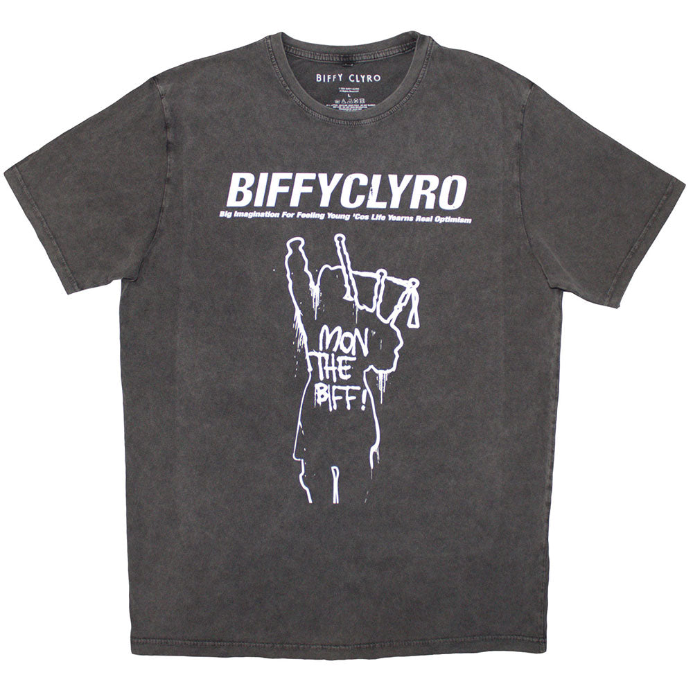 Biffy Clyro T Shirt - Big Imagination Stone Wash | Buy Now For 24.99