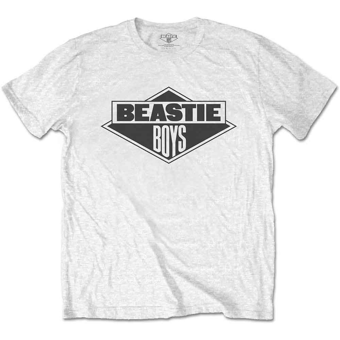 Beastie Boys White T Shirt - B&W Logo