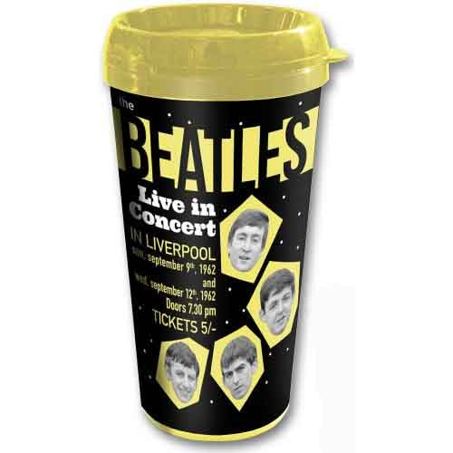 The Beatles Plastic Travel Mug - Chicago | Buy Now For 9.99
