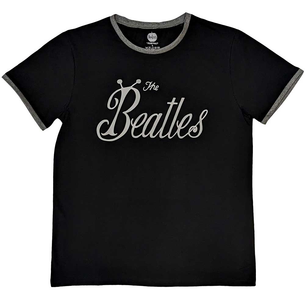 The Beatles T Shirt - Bug Logo Ringer