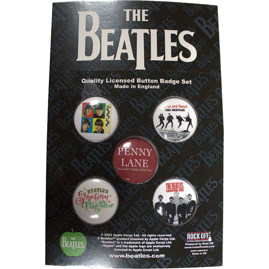 The Beatles Plastic Pin Badge - Beatles Liverpool