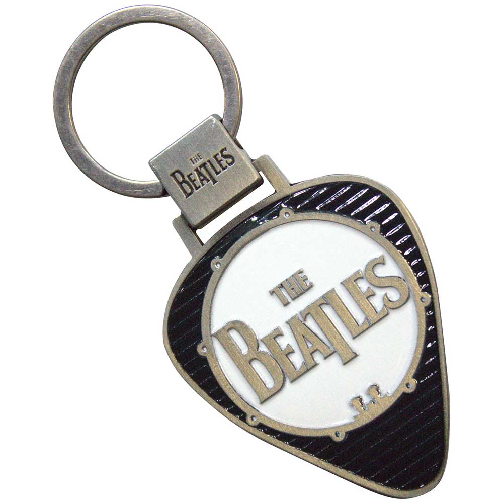 The Beatles Standard Keychains - Drum Logo Plectrum