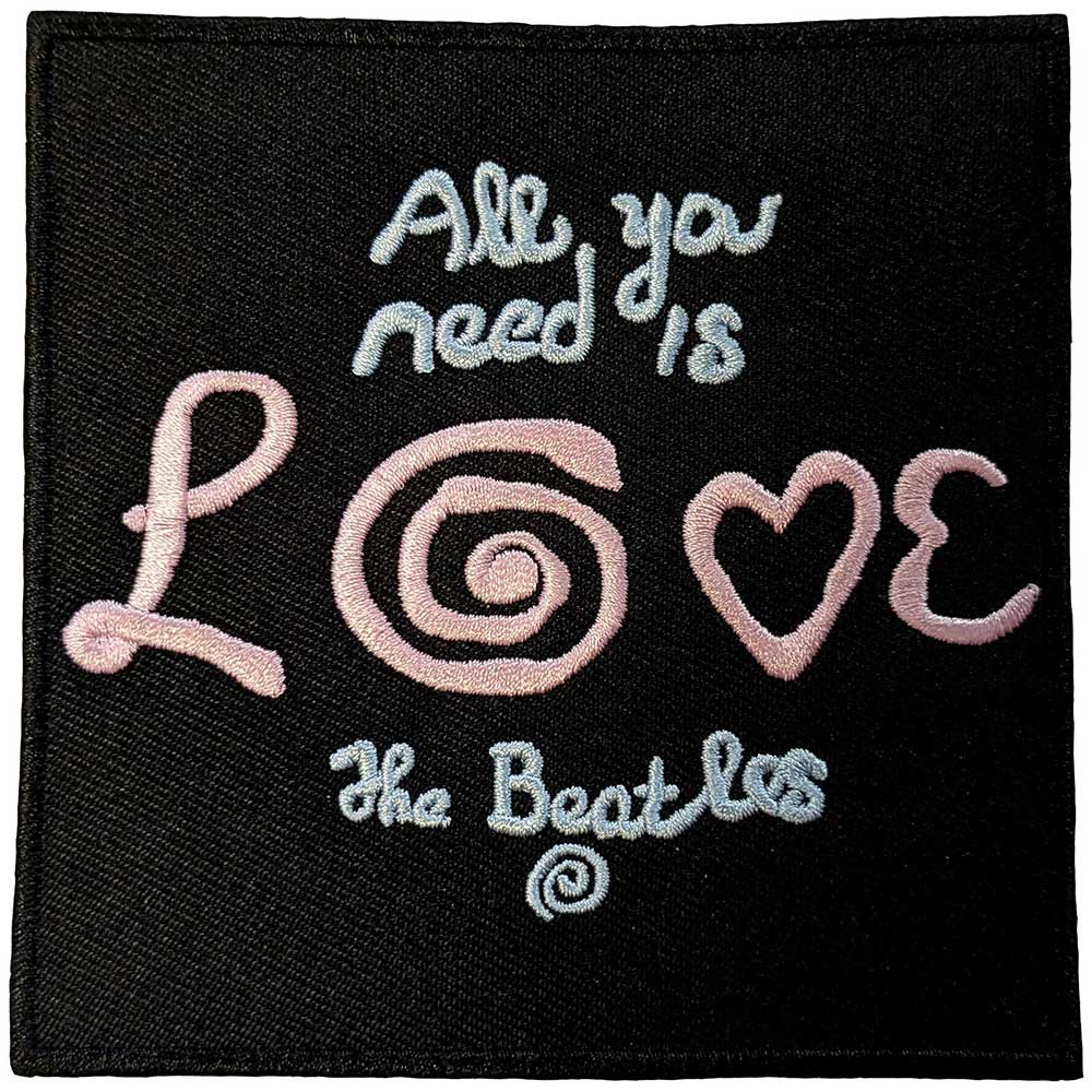 The Beatles Patches - Iron On - All You Need Is Love