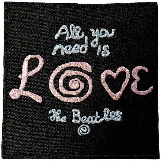 The Beatles Patches - Iron On - All You Need Is Love