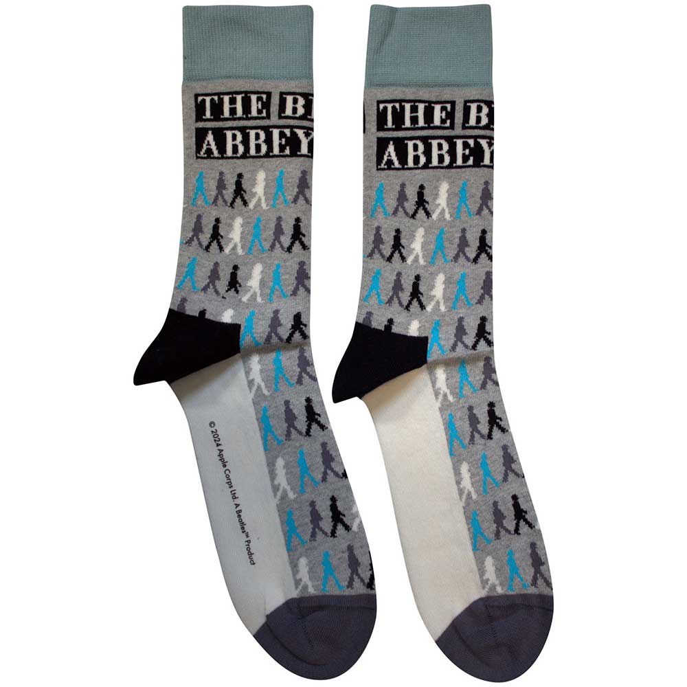 The Beatles Ankle Socks - Abbey Road Colours Crossing Repeat