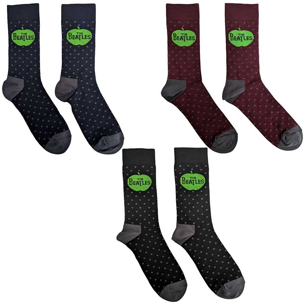 The Beatles Ankle Socks Box Sets - Apple & Spots