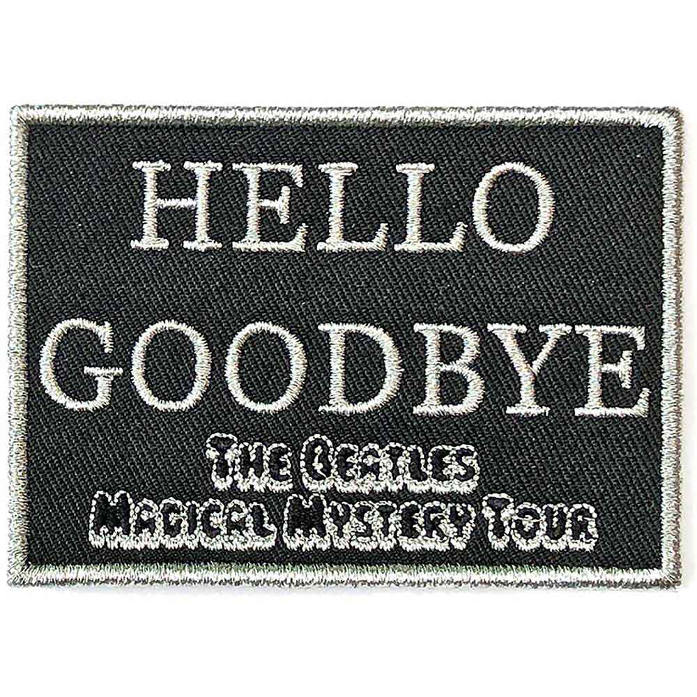 The Beatles Patches - Woven Sew On - Hello Goodbye