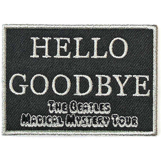 The Beatles Patches - Woven Sew On - Hello Goodbye