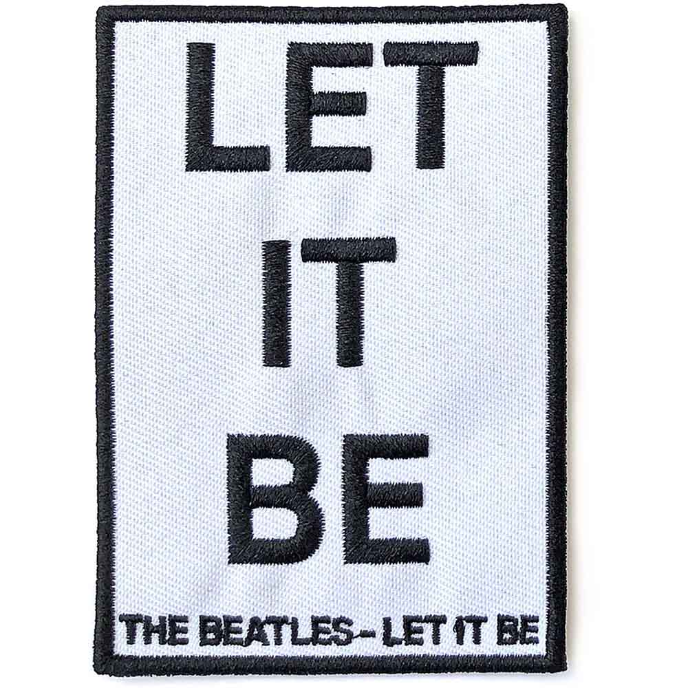 The Beatles Patches - Woven Sew On - Let It Be