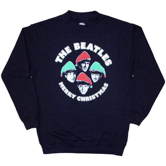 The Beatles Sweatshirt - Xmas Hats