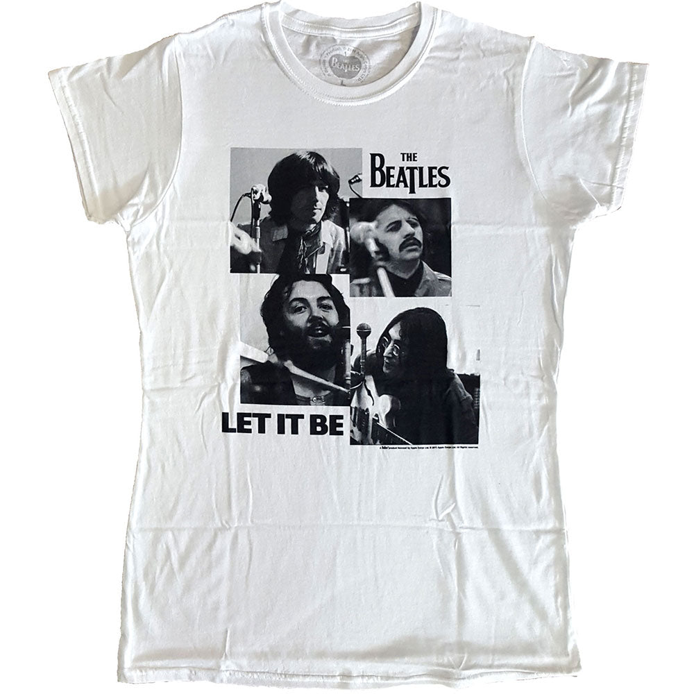 The Beatles Woman's T Shirt - Let It Be