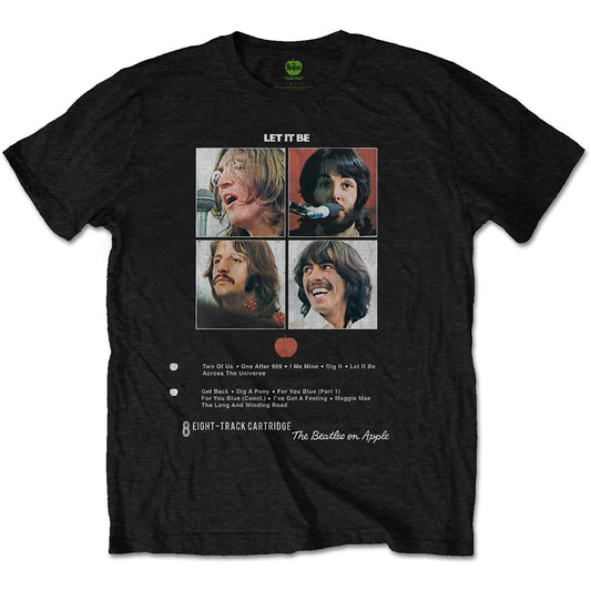 The Beatles T Shirt - Let It Be 8 Track