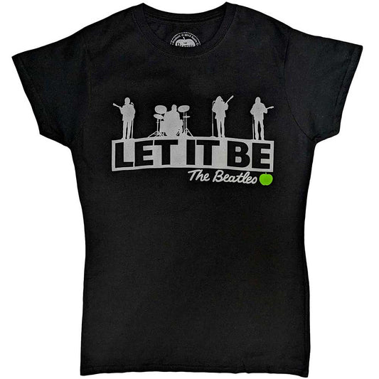 The Beatles Woman's T Shirt - Rooftop