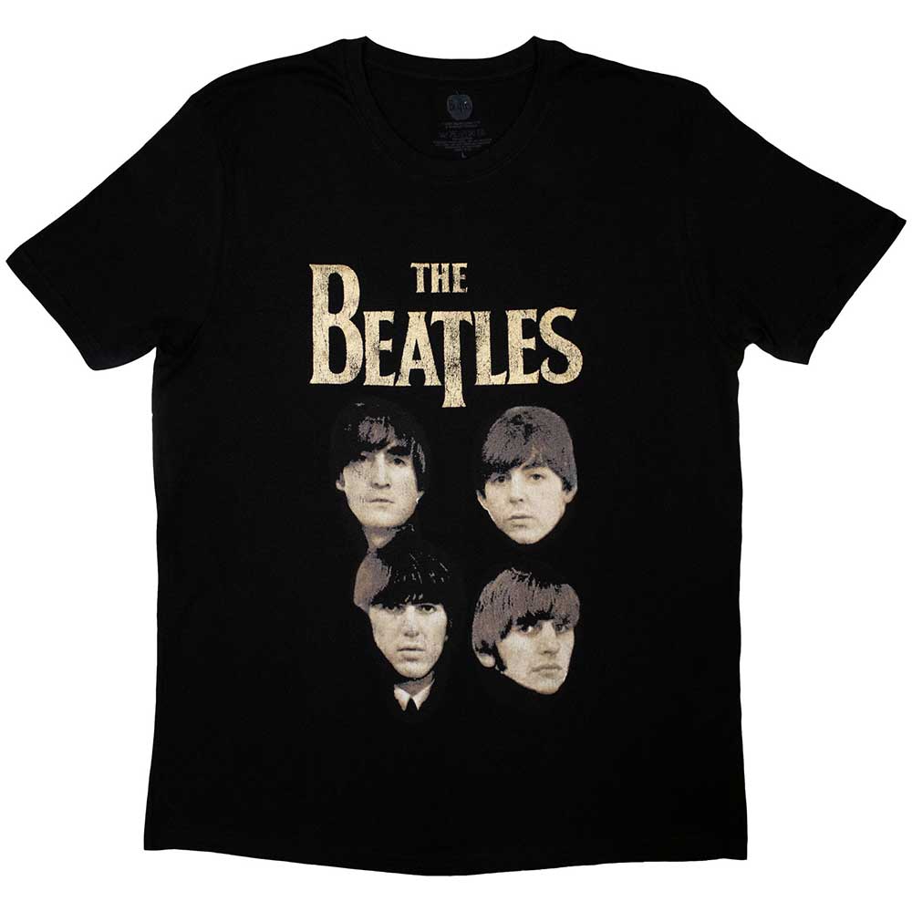 The Beatles T Shirt - 4 Heads