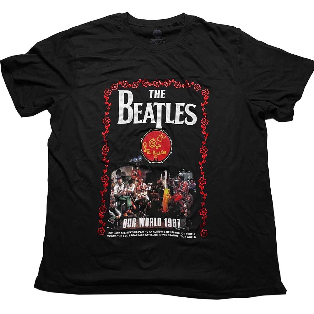The Beatles T Shirt - Our World 1967