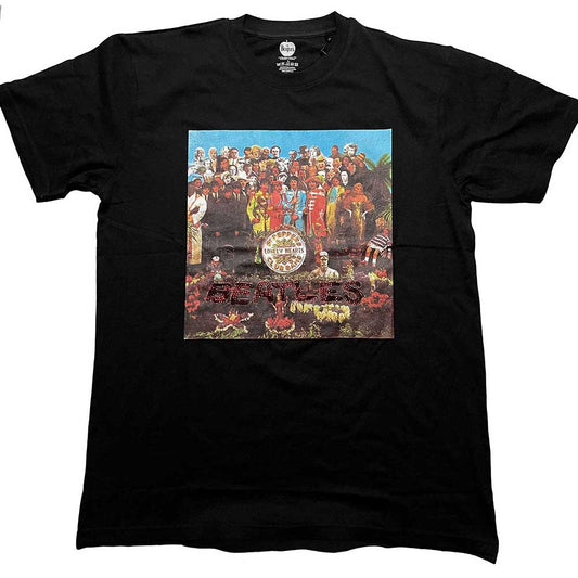 The Beatles T Shirt - Sgt Pepper Diamante