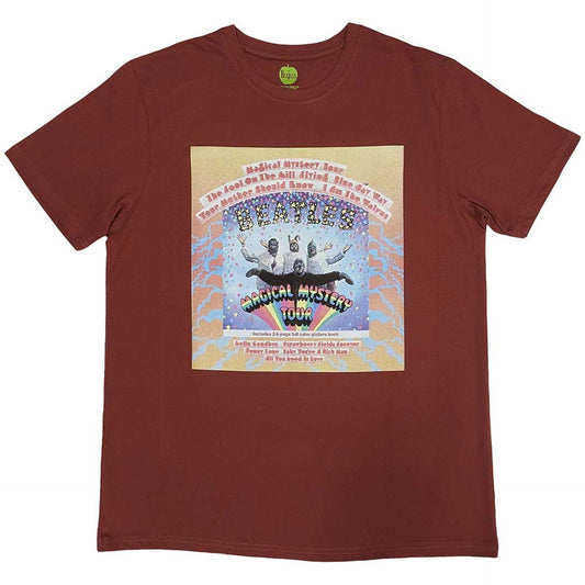 The Beatles Red T Shirt - Magical Mystery Tour Album Cover