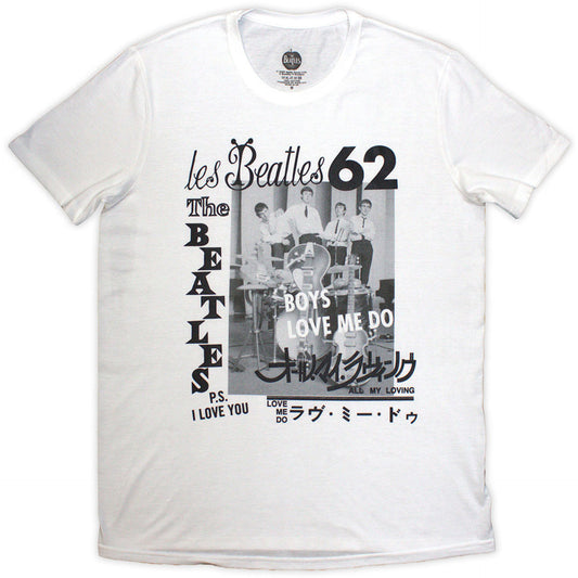 The Beatles White T Shirt - 1962