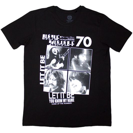 The Beatles Black T Shirt - 1970