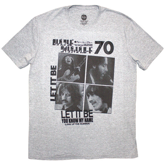 The Beatles Grey T Shirt - 1970
