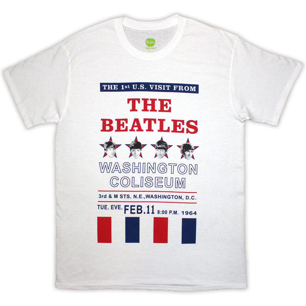 The Beatles T Shirt - Washington '64 Stars & Stripes