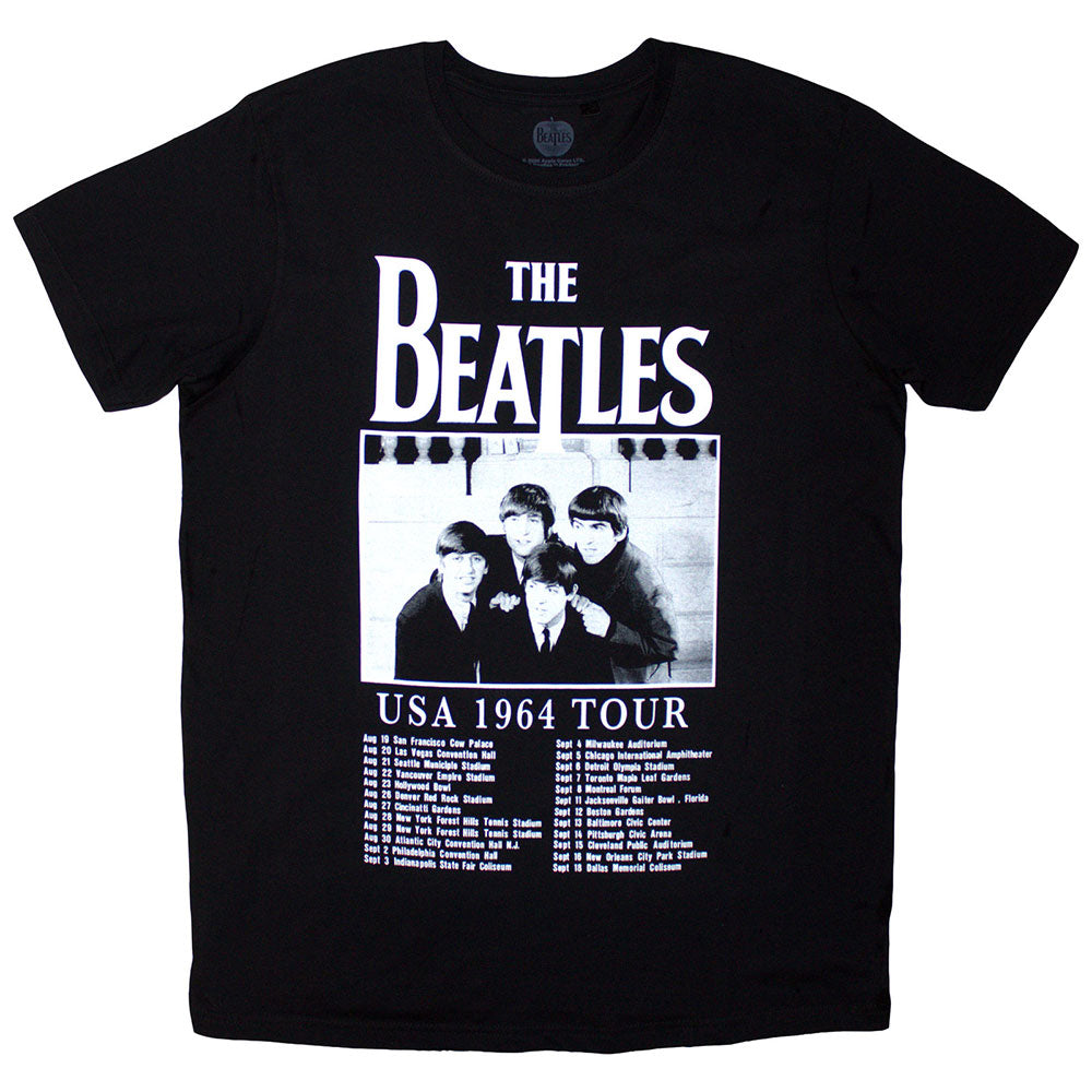 The Beatles T Shirt - Tour '64 Dates | Buy Now For 24.99
