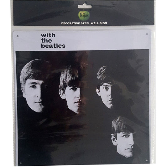 The Beatles Collectables - Tin Signs 30x30 - With The Beatles