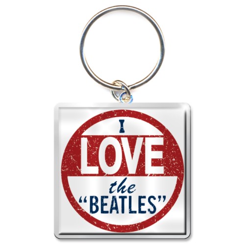 The Beatles Standard Keychains - I Love The Beatles