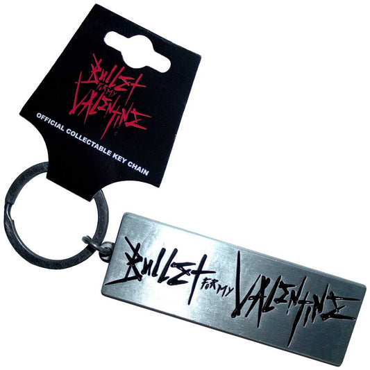 Bullet For My Valentine Standard Keychains - Engraved Logo