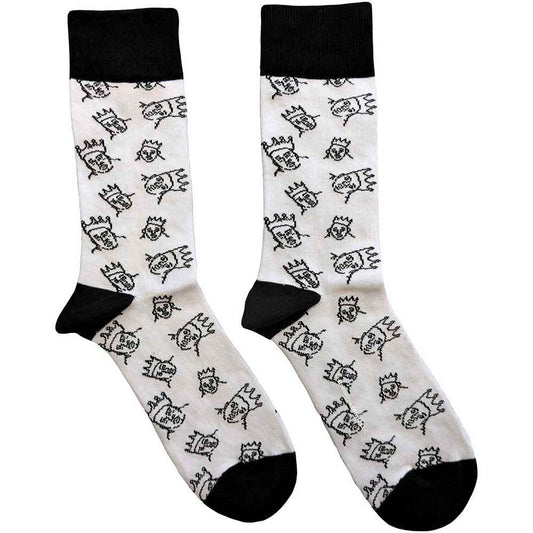 Biggie Smalls Footwear Ankle Socks - Hand-Drawn