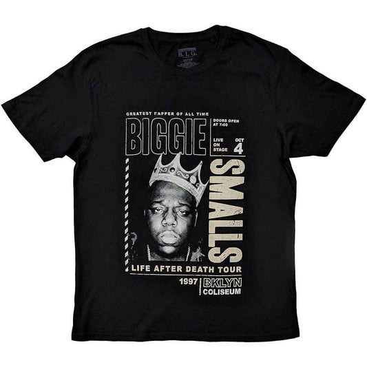 Biggie Smalls T Shirt - Life After Death Tour | Buy Now For 24.99