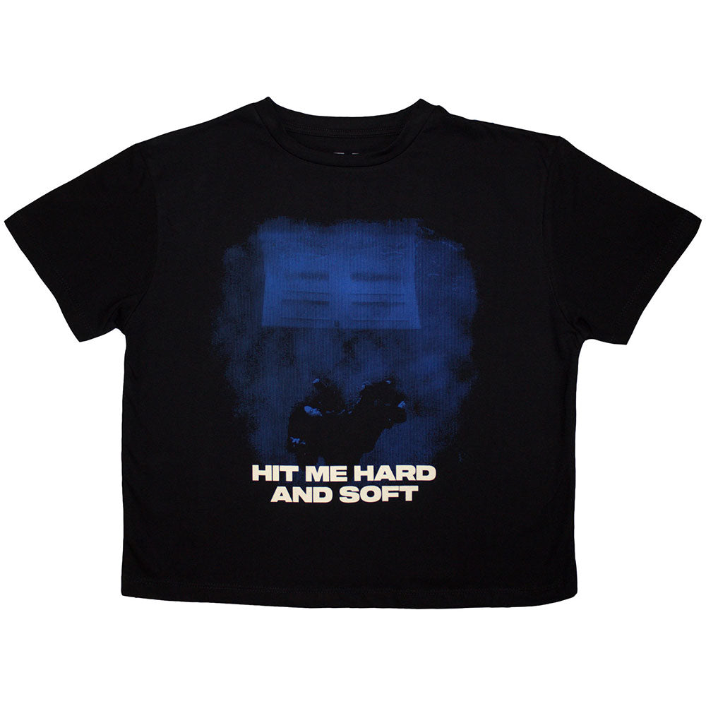 Billie Eilish Women's Crop Top - Hmhas Blue Lines | Buy Now For 24.99