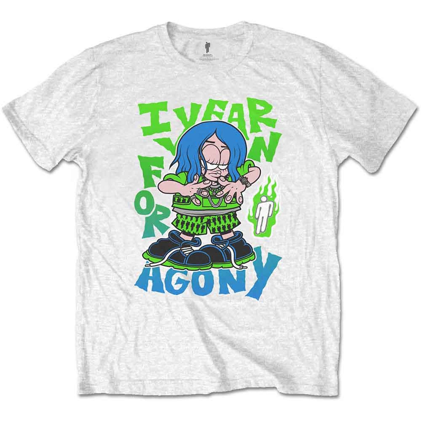 Billie Eilish White T Shirt - Agony